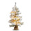 2ft Swony White Mini Christmas Tree Xmas Table Decoration with Base, LED Lights 2
