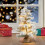 2ft Swony White Mini Christmas Tree Xmas Table Decoration with Base, LED Lights 6
