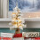2ft Swony White Mini Christmas Tree Xmas Table Decoration with Base, LED Lights 7