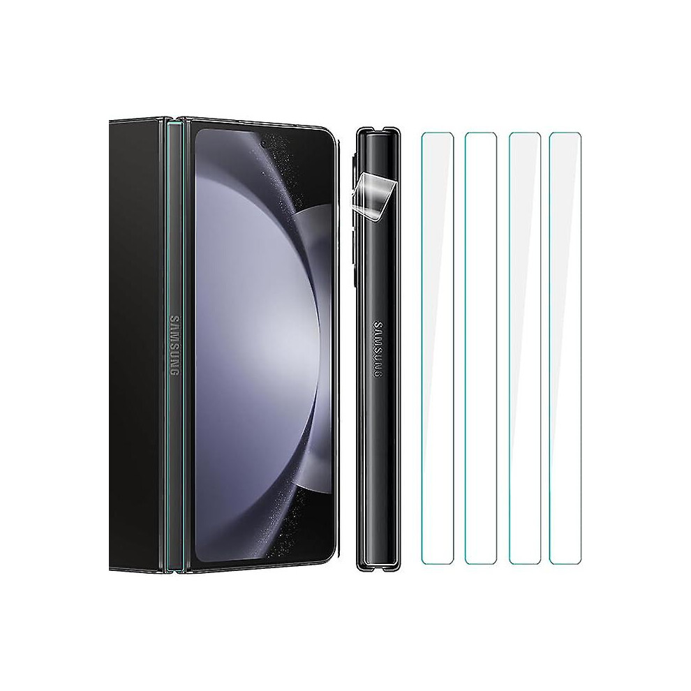 (Carbon Clearing) 3Pcs For Samsung Galaxy Z Fold 5 Hinge Protector Film,Flexible Hd Clear Anti-Scratch Self Healing Hinge Cover Protective Film 7364070748266