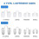 8pcs/set Snoring Solution Anti Snoring Devices Snore Stopper Nose Sleeping Aid 3