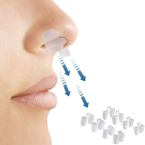 8pcs/set Snoring Solution Anti Snoring Devices Snore Stopper Nose Sleeping Aid 1