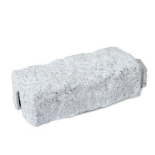 Beuta DIY Bordure Paysagère Effet Pierre Sans Creusage - Prolonge de 7,875" (1 Pc. Blanc)