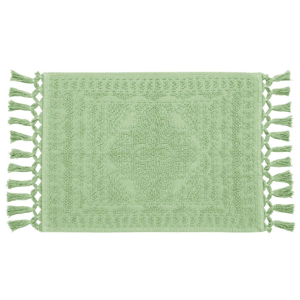 French Connection Nellore Bathroom Rugs  Woven and Beaded Bathroom Mats  Durable NonSlip Bath Rugs  Thick Bath Mats for Bathroo