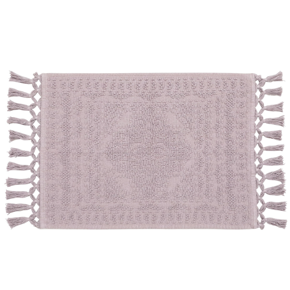 French Connection Nellore Bathroom Rugs  Woven and Beaded Bathroom Mats  Durable NonSlip Bath Rugs  Thick Bath Mats for Bathroo