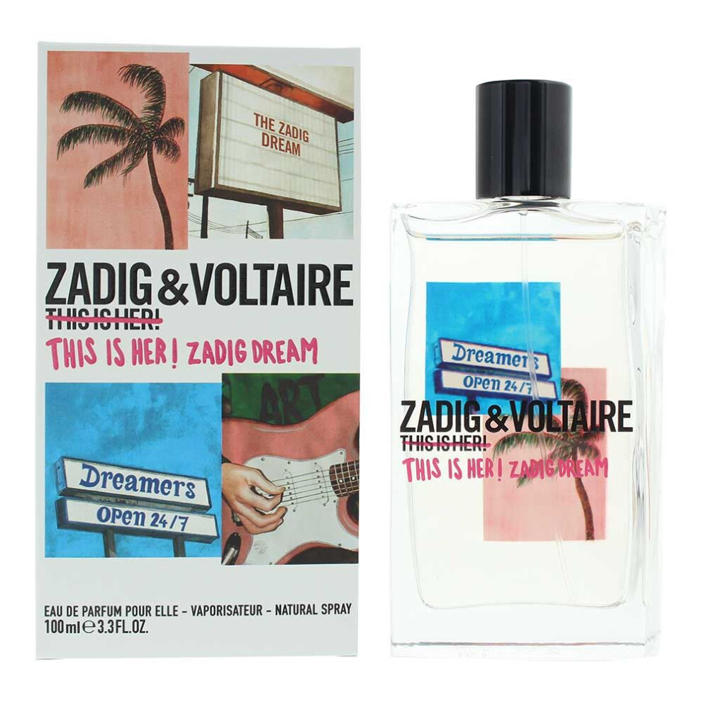 Zadig & Voltaire This Is Her! Zadig Dream 100ml EDP Spray-image-OPC-PFSCGRN-NEW