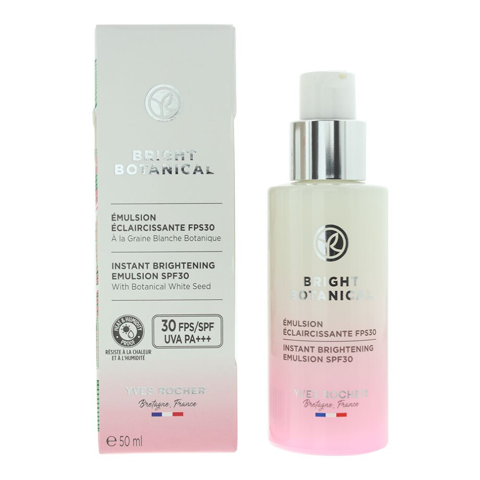 Yves Rocher Bright Botanical Instant Brightening Spf 30 Emulsion 50Ml