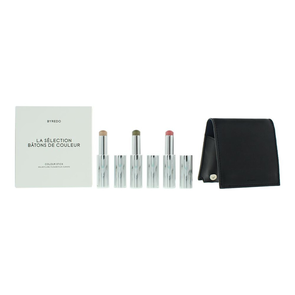 Byredo Dark Blue Set Of 3 + Leather Pouch: Solar Flare - Flower Play - Kumato Face | TJ Hughes - Image 6
