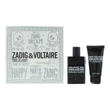 Zadig & Voltaire This Is Him! Gift Set: 50ml EDT Spray + Shower Gel 50ml