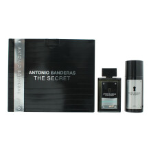 Antonio Banderas The Secret 2 Piece Gift Set: 100ml EDT Spray - Deodorant Spray 150ml