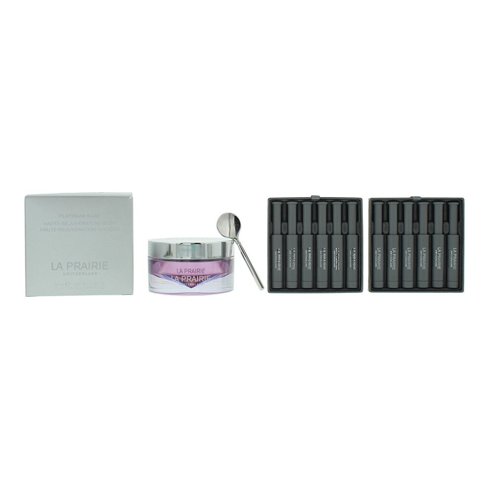 Platinum La Prairie Rare Haute-Rejuvenation 2 Piece Gift Set: Overnight Mask 20Ml - Serum 12 X 0.7Ml For Unisex