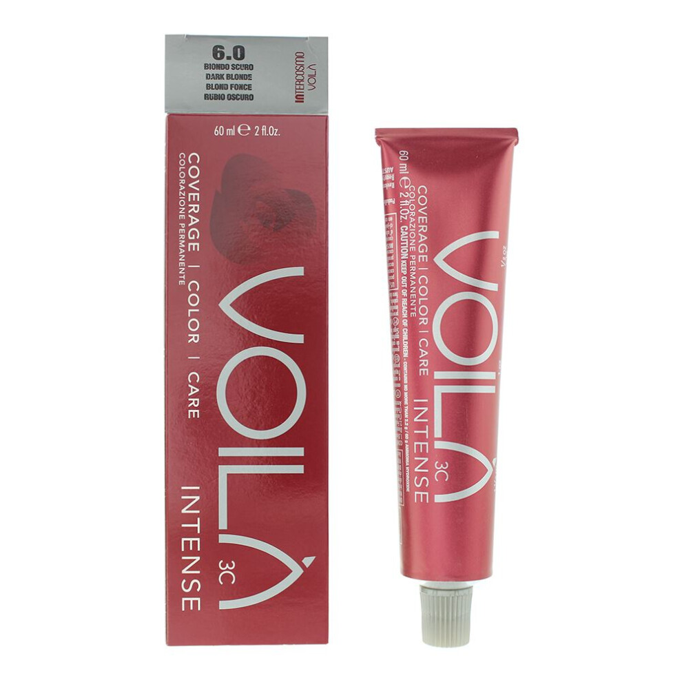 Intercosmo Voila 3C Intense 6.0 Dark Blonde Hair Colour 60Ml For Women