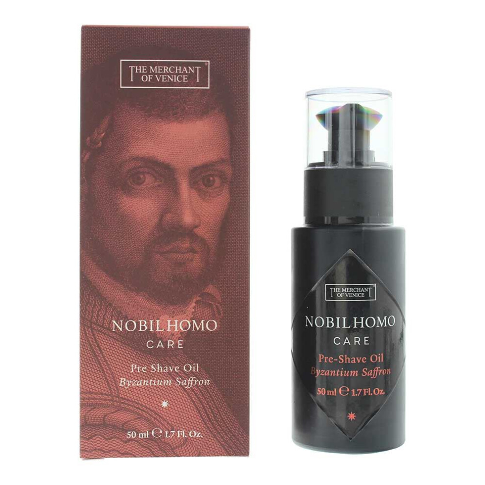 The Merchant Of Venice Nobil Homo Care Byzantium Saffron Pre-Shave Oil 50Ml
