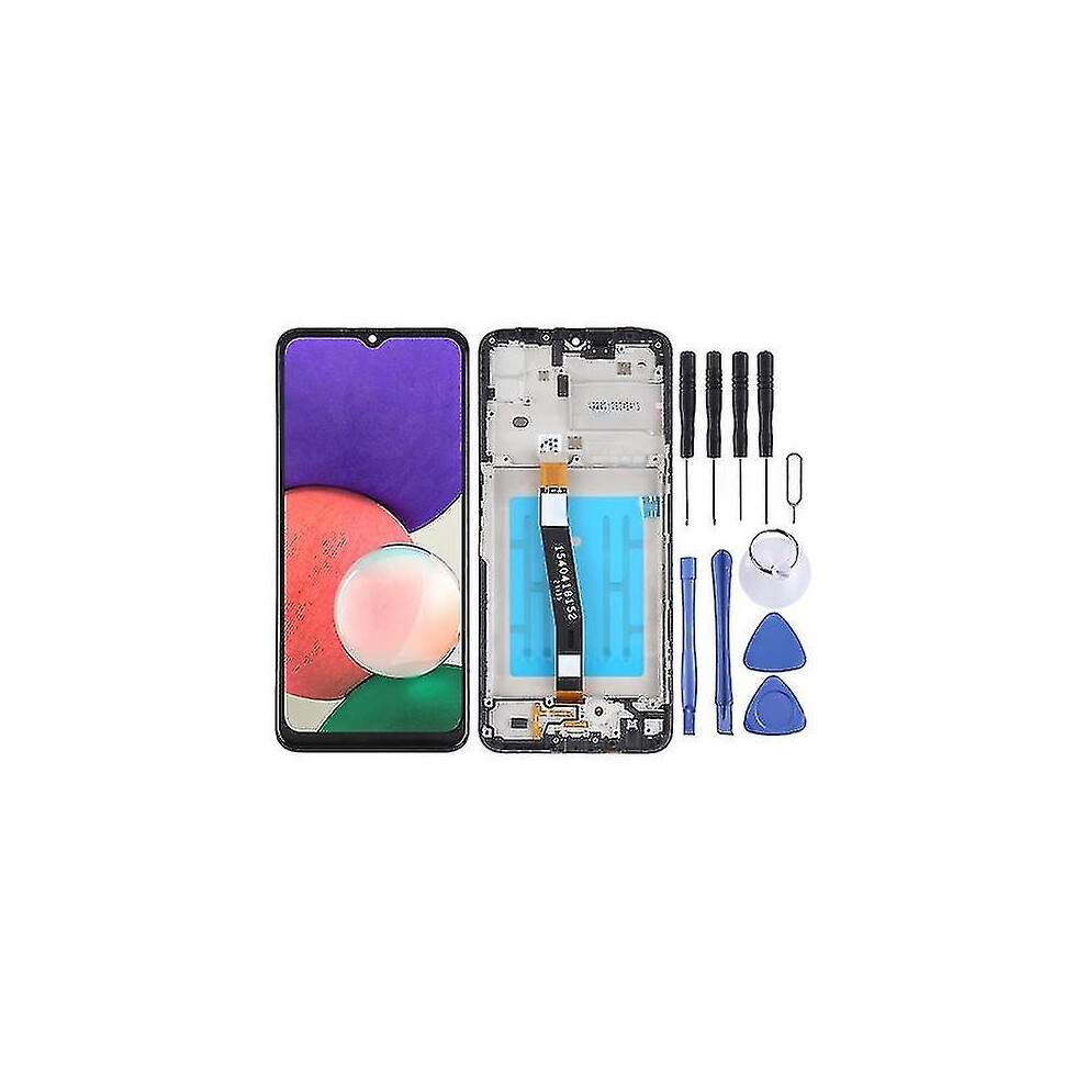 Lcd Screen For Samsung Galaxy A22 5G Sm-A226 Digitizer Full Assembly With Frame 7364070766727
