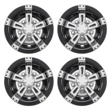4pcs 8inch Golf Cart Wheel Cover, 5 Spoke Design Hub Cap For Golf Carts For Car,