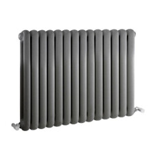 (Anthracite) Nuie Salvia Horizontal Double Panel Radiator, Ideal for Bathroom, Kitchen, Living Room