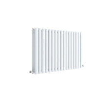 (High Gloss White) Nuie Revive Horizontal Double Panel Designer Radiator