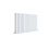 (High Gloss White) Nuie Revive Horizontal Double Panel Designer Radiator 1