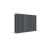 (Anthracite) Nuie Revive Horizontal Double Panel Designer Radiator 4