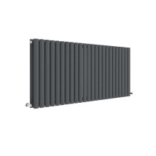 (Anthracite) Nuie Revive Horizontal Double Panel Designer Radiator
