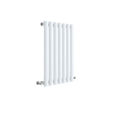 (High Gloss White) Nuie Revive Horizontal Single Panel Designer Heating Radiator