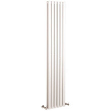 (High Gloss White) Nuie Revive Vertical Double Panel Designer Electric Radiator, 1800mm x 354mm