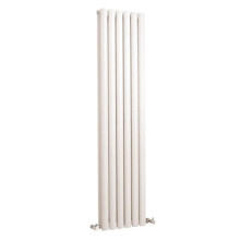 (High Gloss White) Nuie Revive Vertical Double Panel Designer Electric Radiator, 1800mm x 354mm