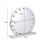 Living And Home Round Arched Makeup Mirror with LED Lights and 3 Colour Modes 6