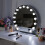 Living And Home Round Arched Makeup Mirror with LED Lights and 3 Colour Modes 2