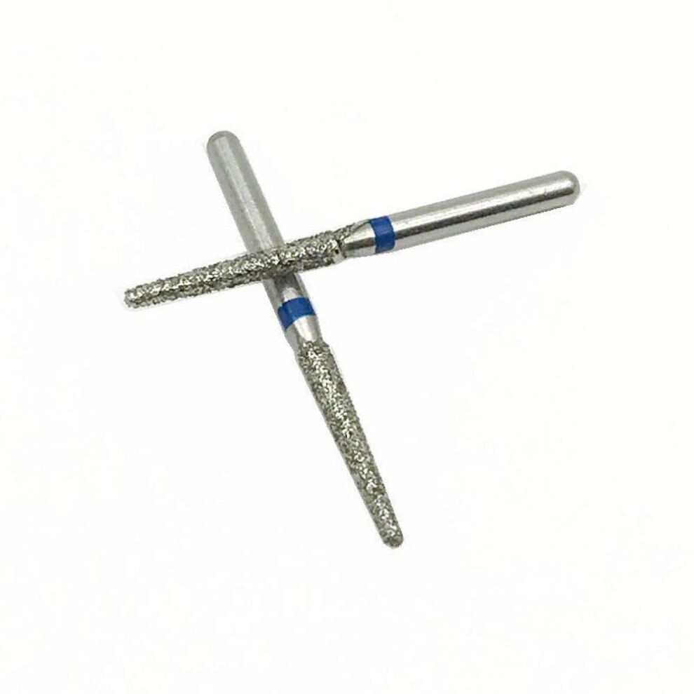1 Box Dental Burs Diamond Fg 1.6mm High Speed Drills For Polishing Smoothing Teeth Polishers Tr-25