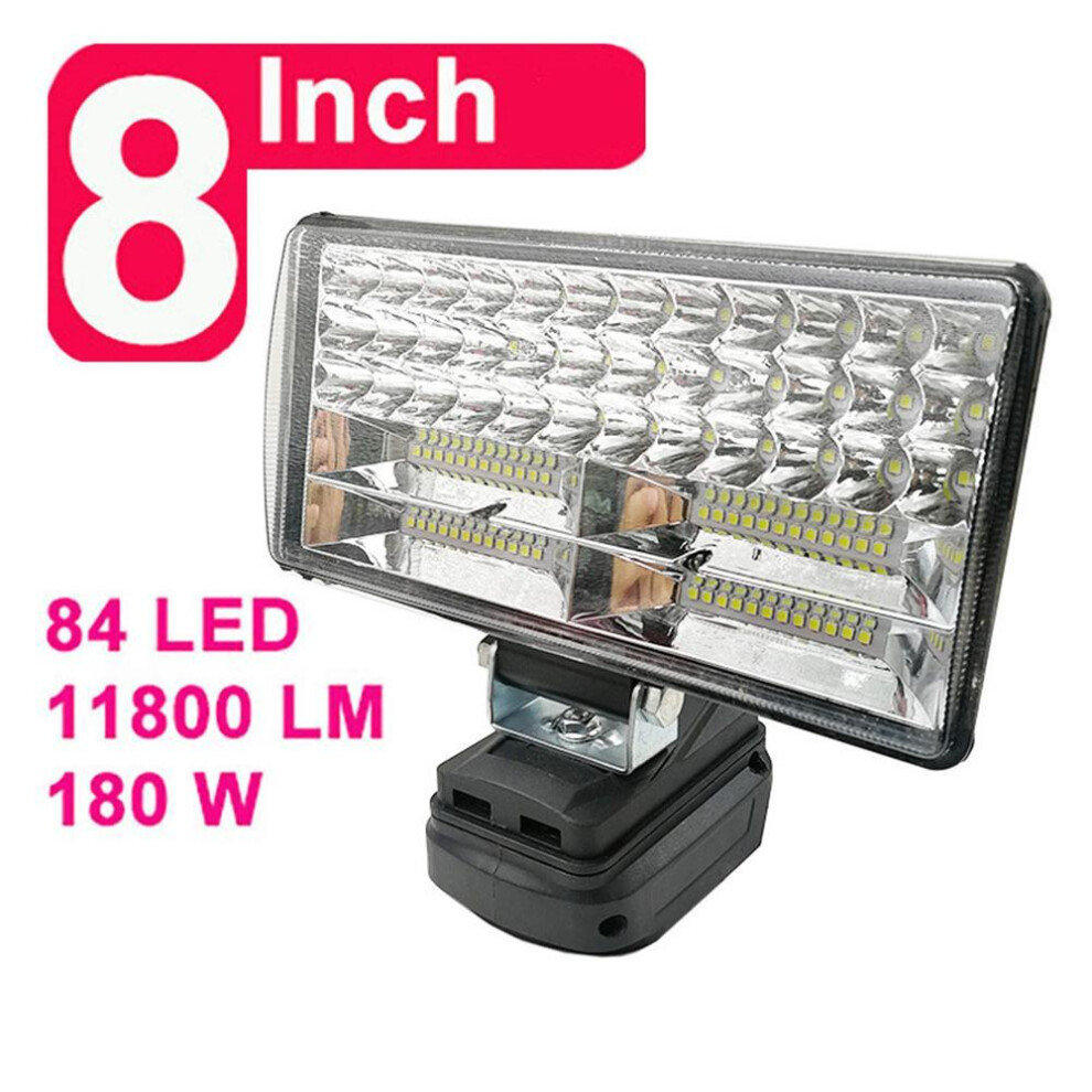 8 Inch Cordless Led Work Light With 2 Usb For Makita 14.4v 18v Bl1430 Bl1830 Li-ion Battery Outdoor Work  Light