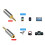 3.5mm To 2.5mm / 2.5 Mm To 3.5 Mm Adapter Converter Stereo Audio Headphone Jack 3