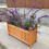 (Brown) Wooden Rectangular Planter Flower Plant Pot Trough 7