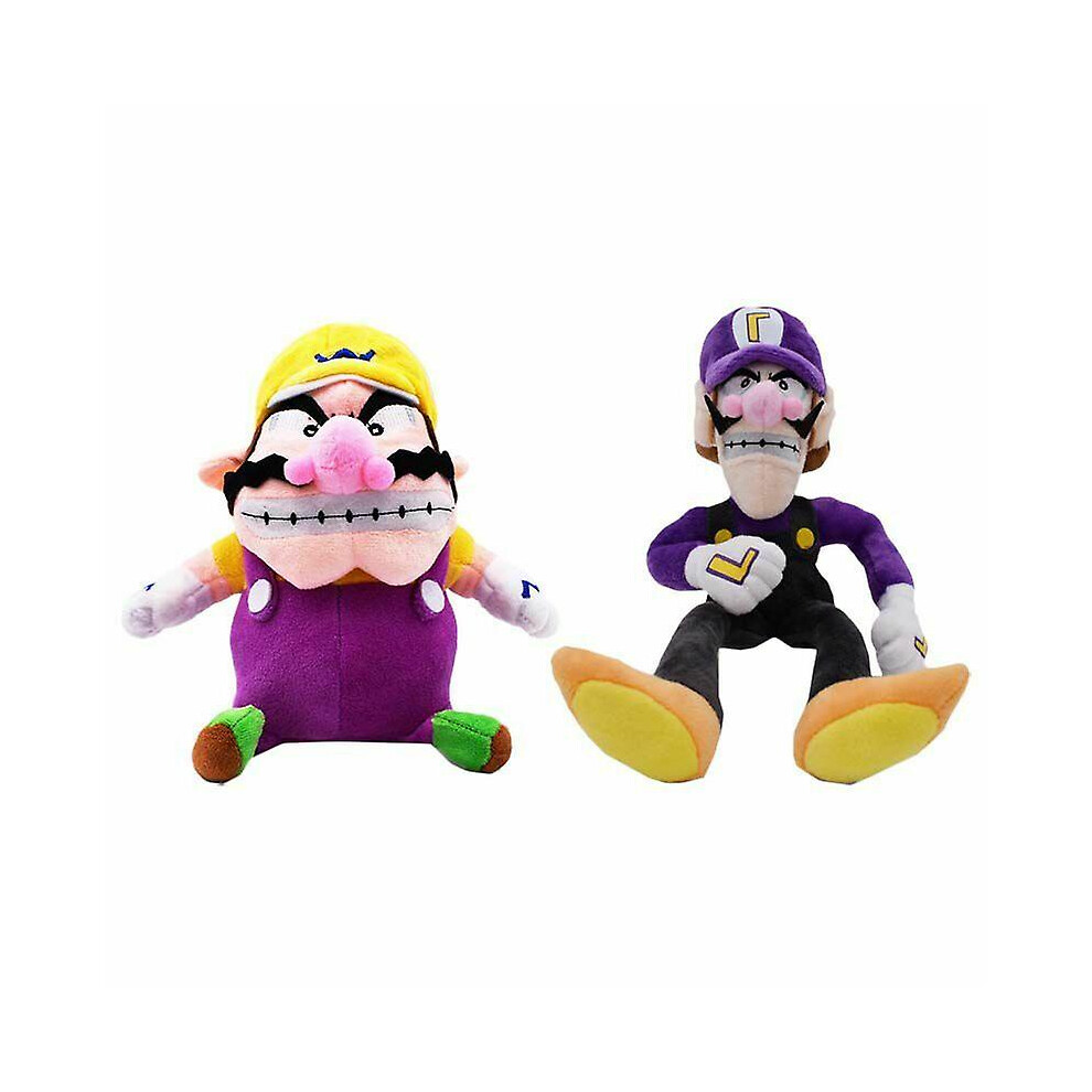 Super Mario Bros Plush Doll Wario Waluigi Soft Stuffed Teddy Toy K Light