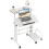 Dripex (No Power Outlets, White) Sit-Stand Workstation Height Adjustable Desk 1