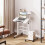 Dripex (No Power Outlets, White) Sit-Stand Workstation Height Adjustable Desk 7