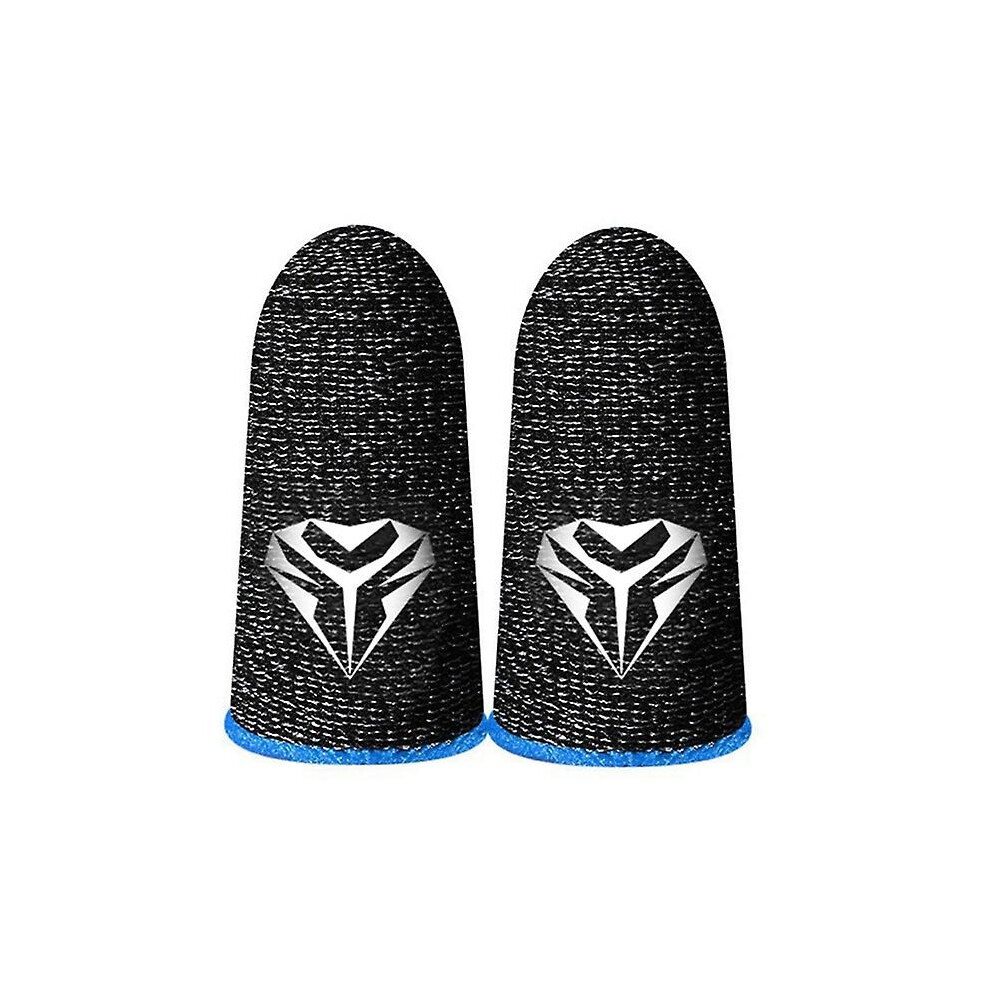 (Blue) 1 Pair Gaming Finger Sleeves Anti-Sweat Breathable Game Gloves Seamless Touchscreen Fingertip Cover For Phone Games Pubg Blue 7364070812783