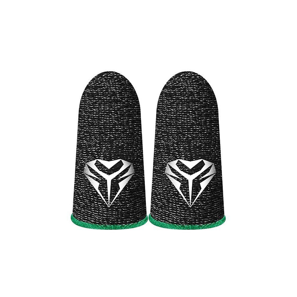 (Green) 1 Pair Gaming Finger Sleeves Anti-Sweat Breathable Game Gloves Seamless Touchscreen Fingertip Cover For Phone Games Pubg Green 7364070812790