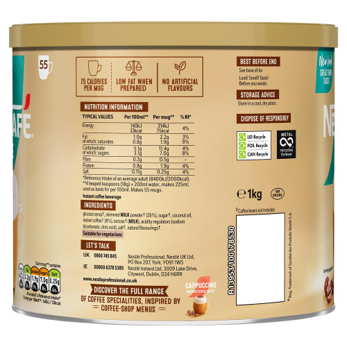 Nescafe Nescafe Cafe Menu Latte 1kg 2