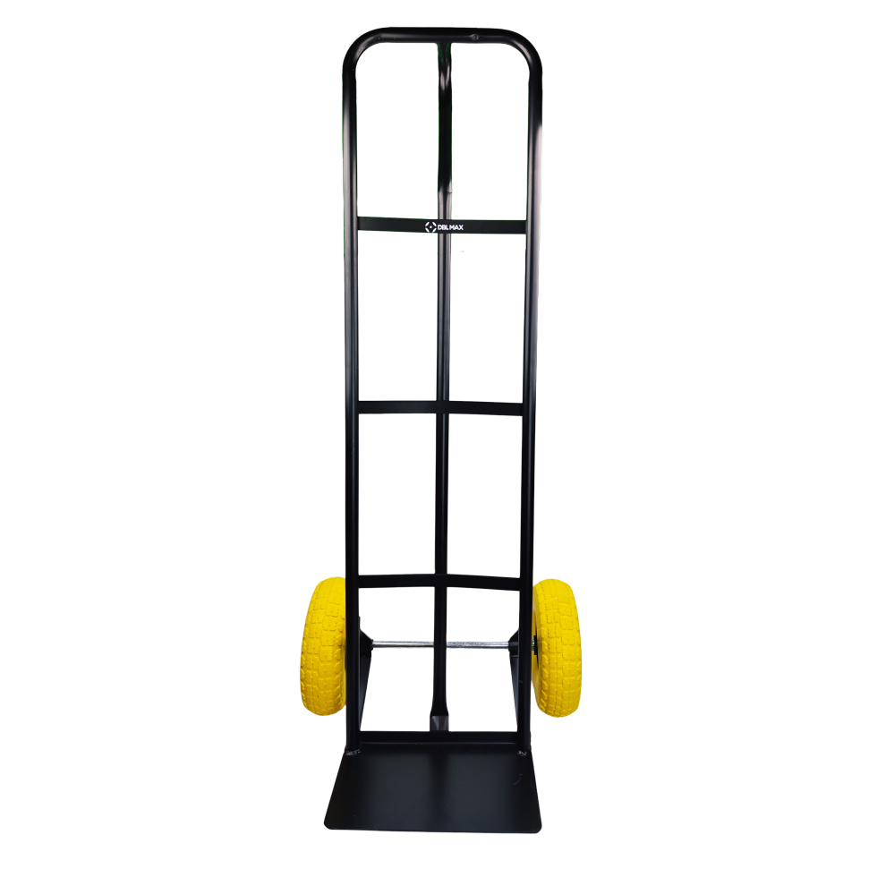 Heavy Duty P Handle Sack Truck Puncture Proof Tyres 200KG Capacity