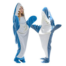 (2XL) Shark Blanket Hoodie Adult,shark Onesie Adult Wearable Blanket