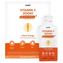 Zooki Liposomal Vitamin C Citrus Orange Sachets 30