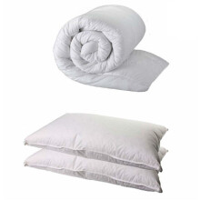 SINGLE DUVET & 2 DELUXE PILLOWS-SINGLE 13.5 TOG QUILT & 2 SUPERFIRM PILLOWS