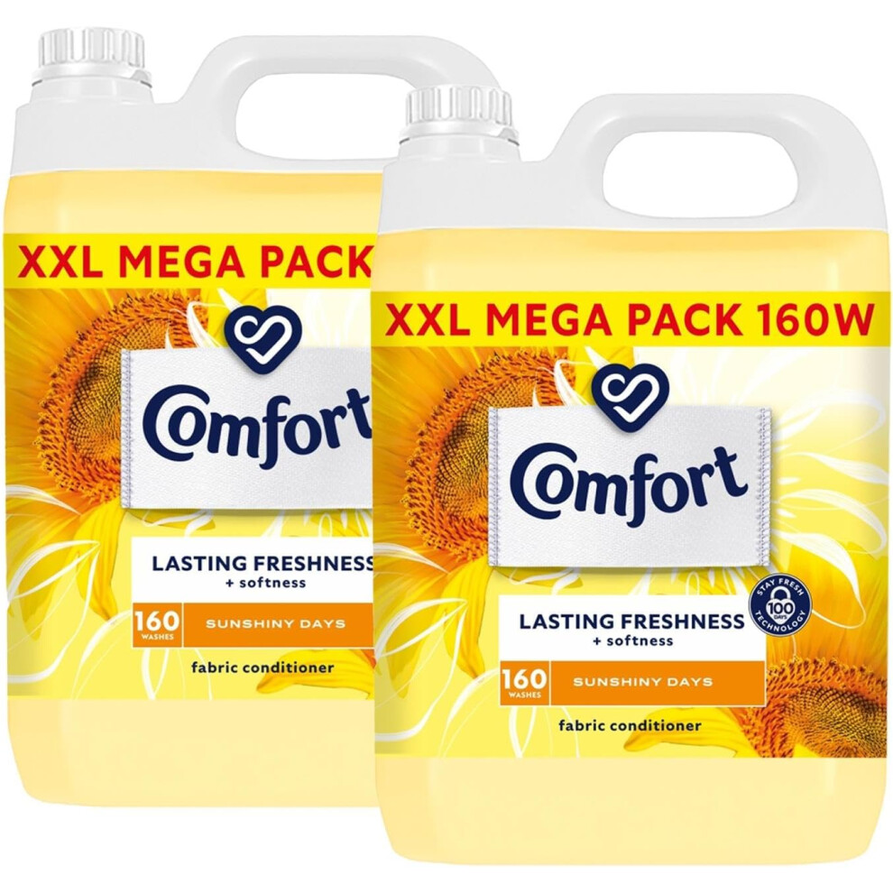 Comfort Sunshiny Days Fabric Conditioner 4.8L X2