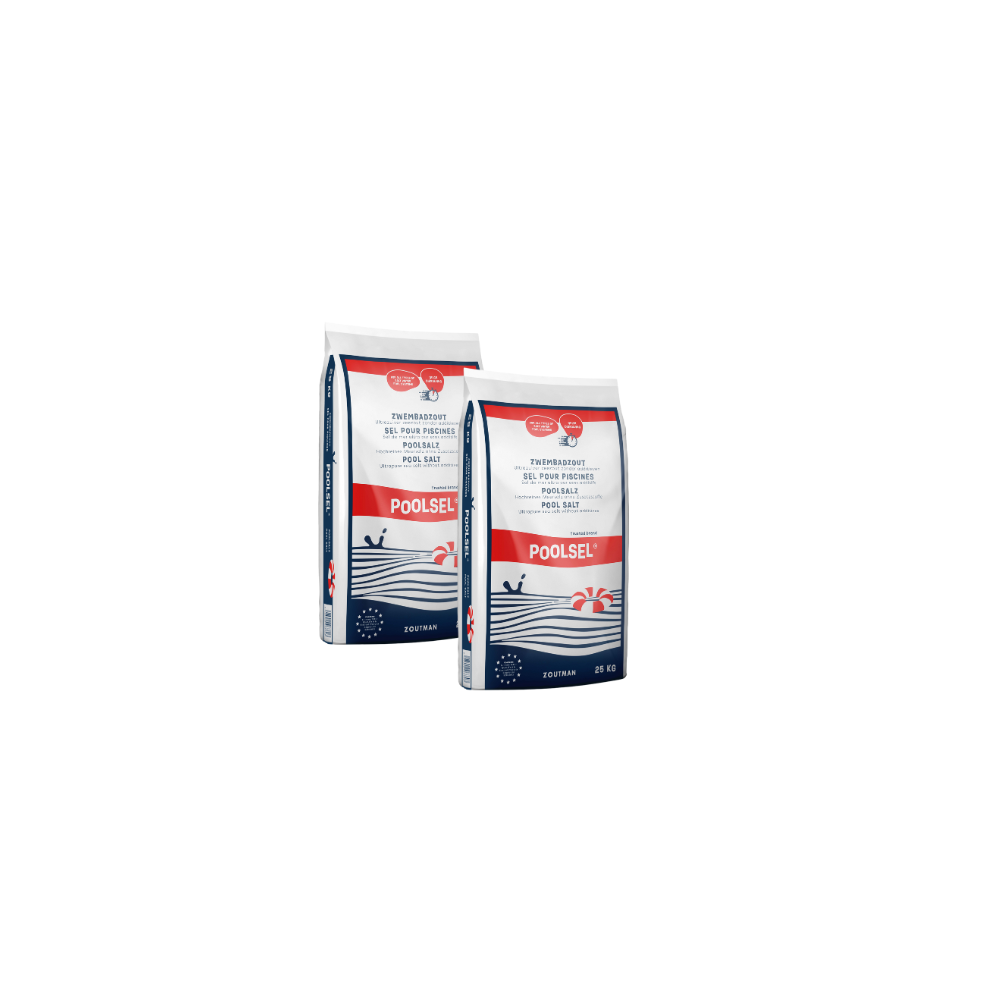 Poolsel Swimming Pool Salt 25kg x 2 bags