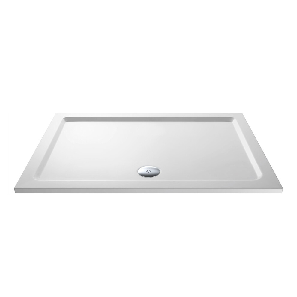 Nes Home Rectangular 1200mm x 1000mm White Shower Tray