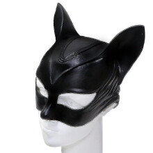Woman   Cat Selina Kyle Mask Bruce Wayne   Costume Latex   Fancy Adult Halloween_y High Quality