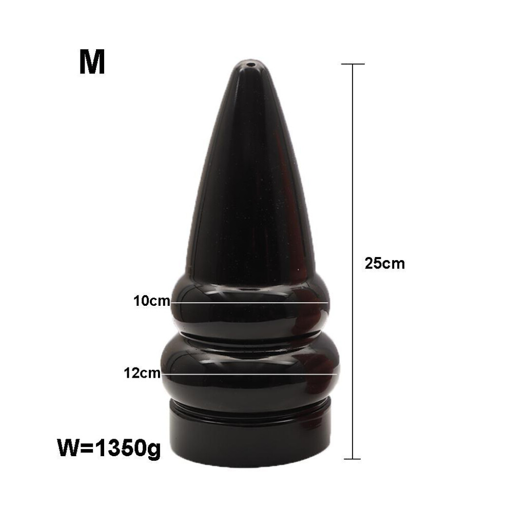 (A-Black-M) New Huge Anal Dildo Expansion Anal Plug Big Butt Plug Annal Dilator Masturbator Prostate Massager Adult Sex Toys For Men