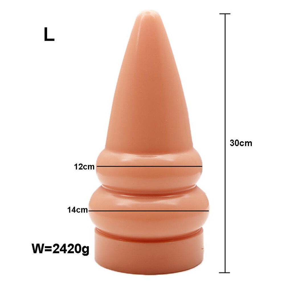 (A-Flesh-L) New Huge Anal Dildo Expansion Anal Plug Big Butt Plug Annal Dilator Masturbator Prostate Massager Adult Sex Toys For Men