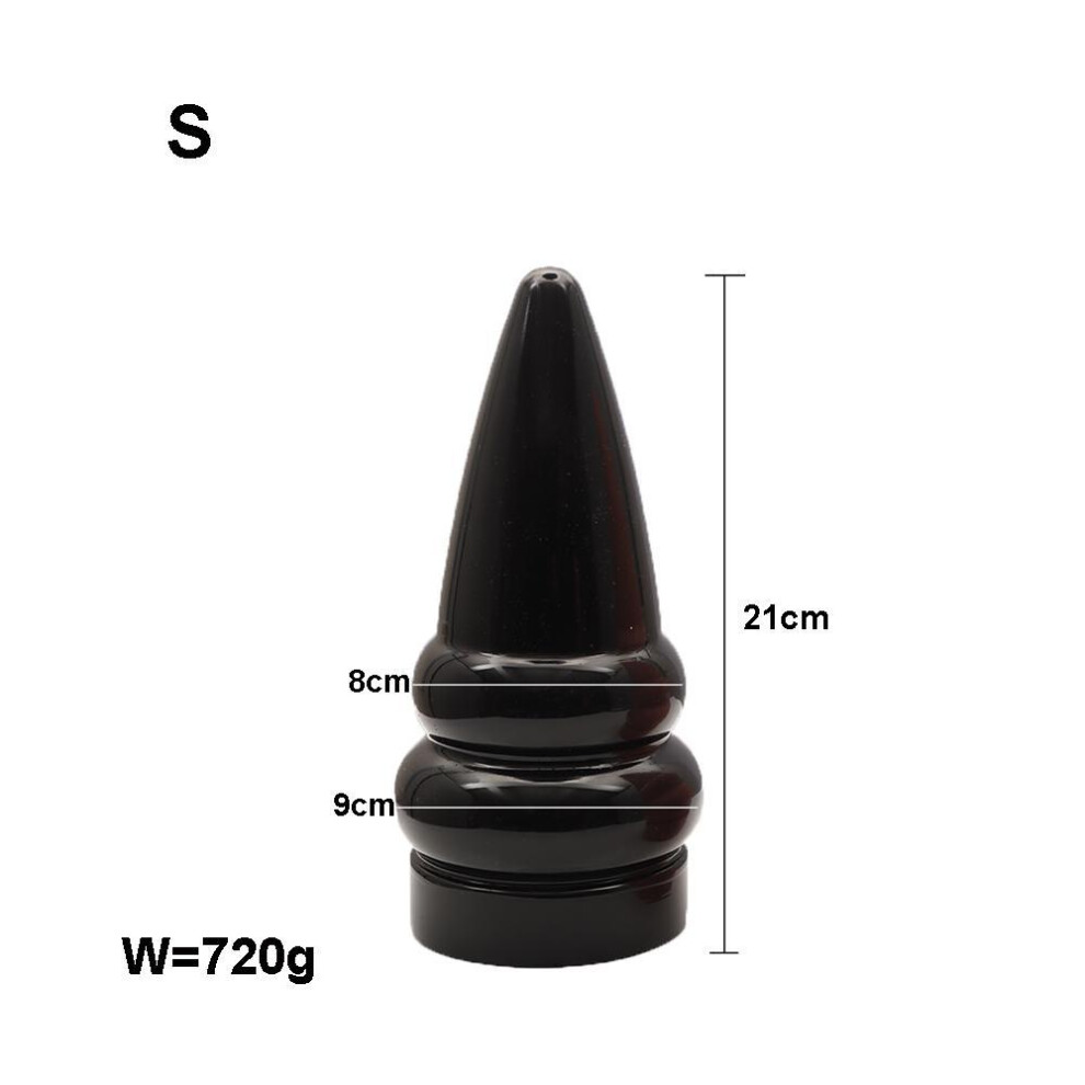 (A-Black-S) New Huge Anal Dildo Expansion Anal Plug Big Butt Plug Annal Dilator Masturbator Prostate Massager Adult Sex Toys For Men